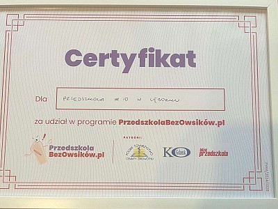 Grafika "PrzedszkolaBezOwsików.pl" - program profilaktyczny