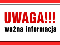 Grafika Ważna informacja