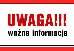 Grafika Ważna informacja